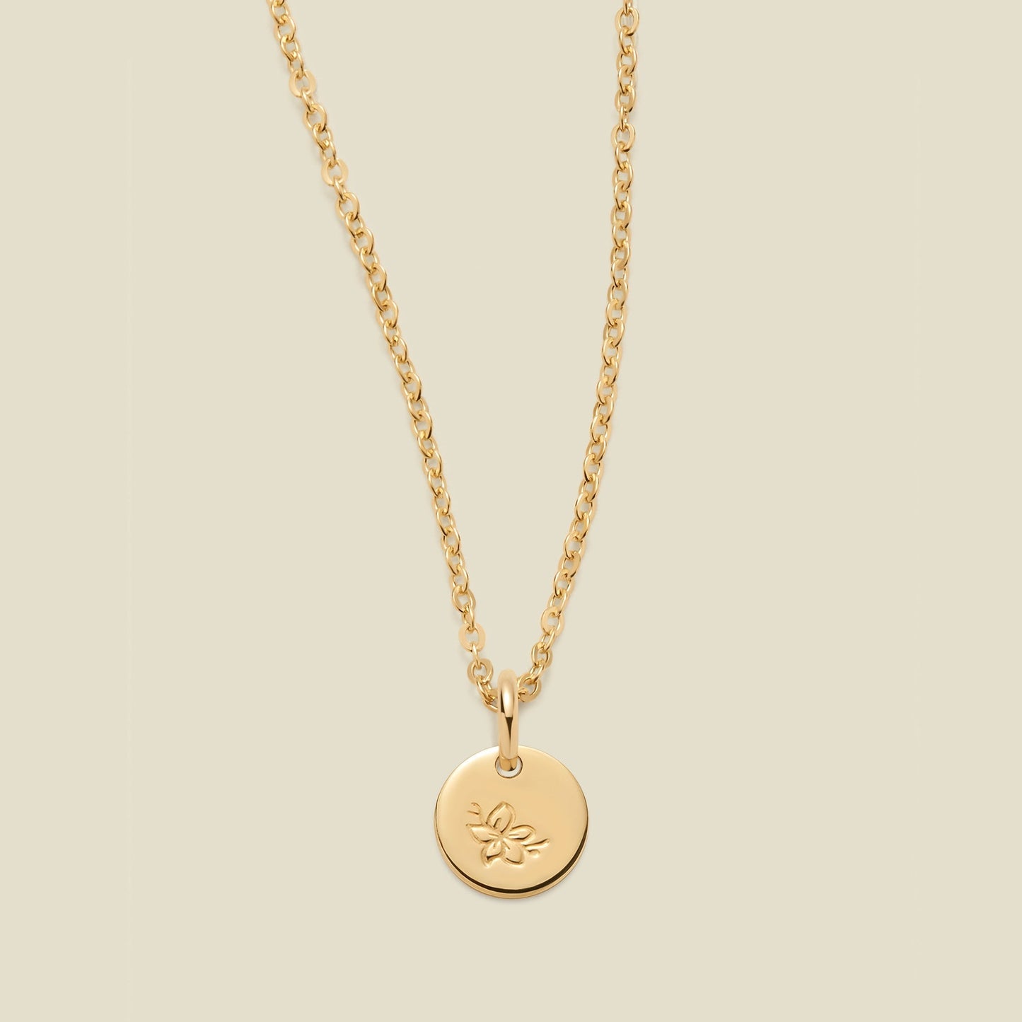 March Birth Flower Necklace
