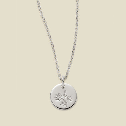 November Birth Flower Necklace