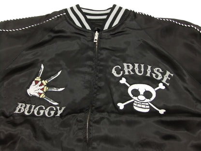 Hanatabi Gakudan Men's Japanese Souvenir Jacket Japanese ONE PIECE Sukajan Script OPSJ-004