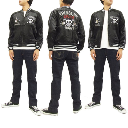 Hanatabi Gakudan Men's Japanese Souvenir Jacket Japanese ONE PIECE Sukajan Script OPSJ-004