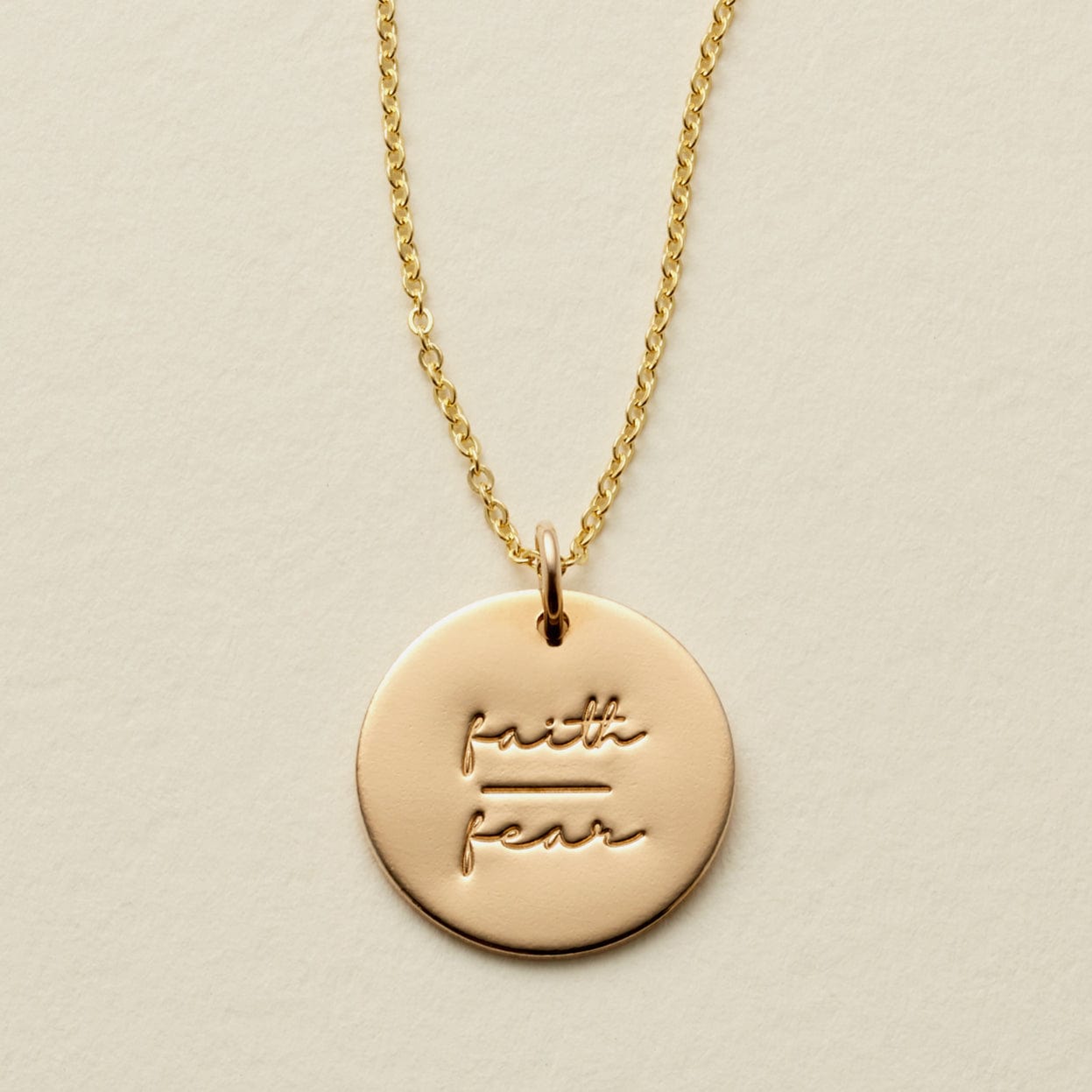Pause Collection Disc Necklace