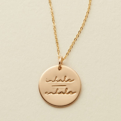 Pause Collection Disc Necklace