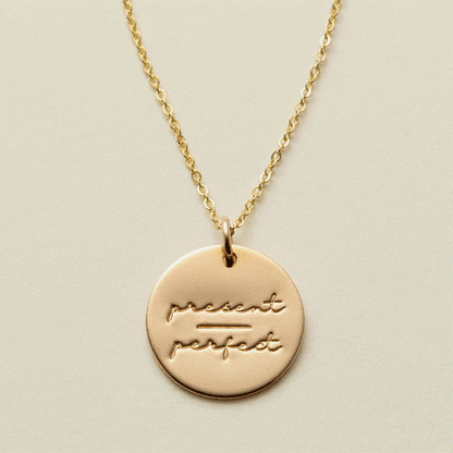 Pause Collection Disc Necklace