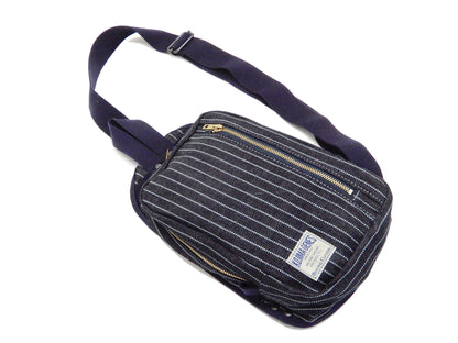 Kojima Genes Sling Bag Men's Casual Small Crossbody Backpack rnb953 RNB-953 Wabash-Stripe