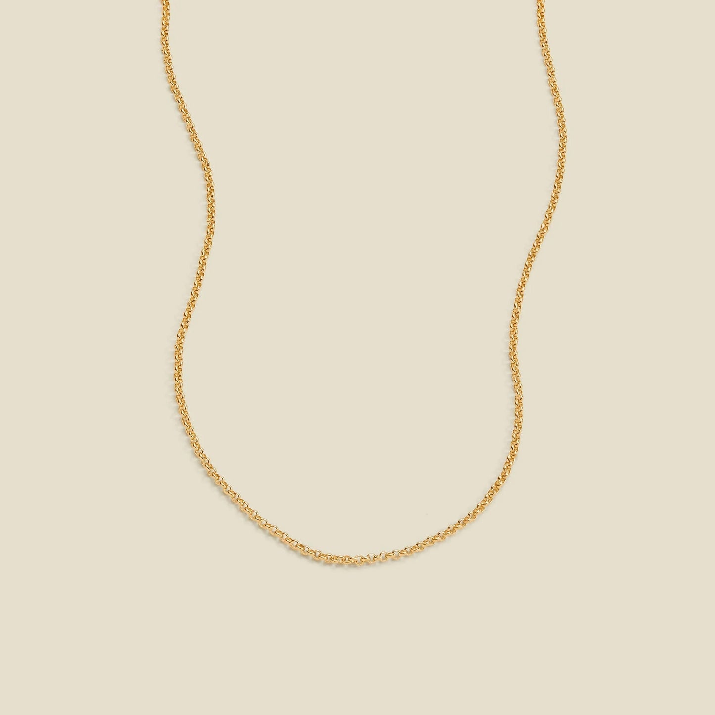 Rolo Charm Chain Necklace