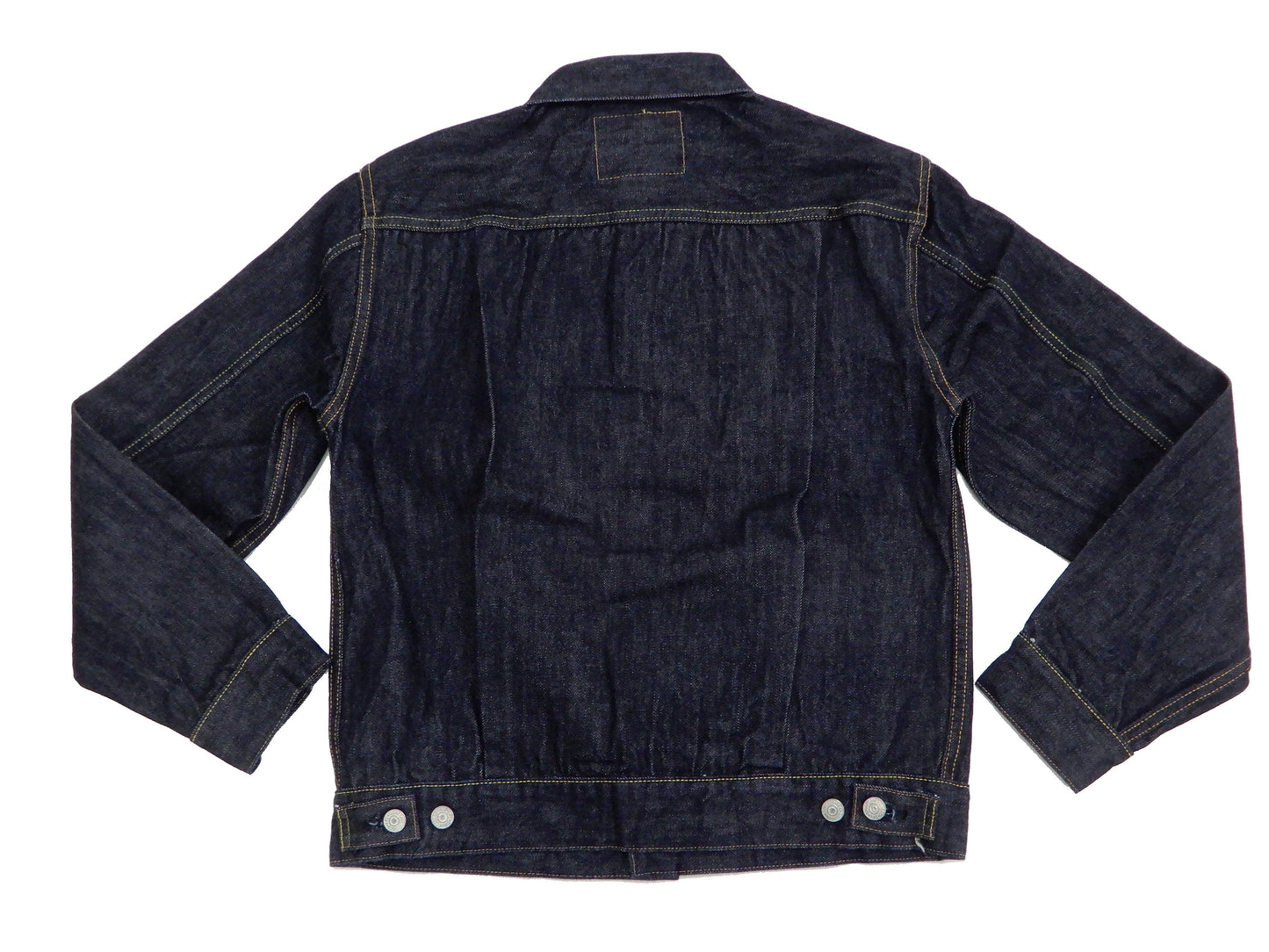 Sugar Cane Denim Trucker Jacket Men's Type 2 1953 Style Jean Jacket SC11953A 421 One Wash Deep blue indigo