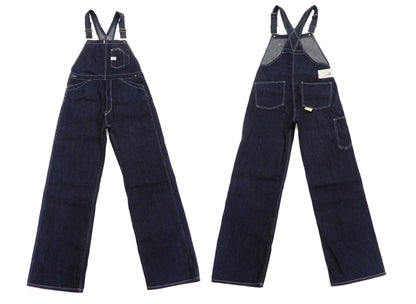 Sugar Cane Overall Men's 11 Oz. Blue Denim Bib Overalls Toyo Enterprises SC42242