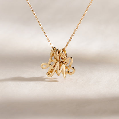 Script Initial L Charm