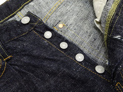 Studio D'Artisan GL3 Jeans SD-1001 - Men's Regular Straight Fit, GL-3 15oz Japanese Selvedge Denim, One-Wash Indigo