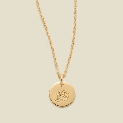 September Birth Flower Necklace
