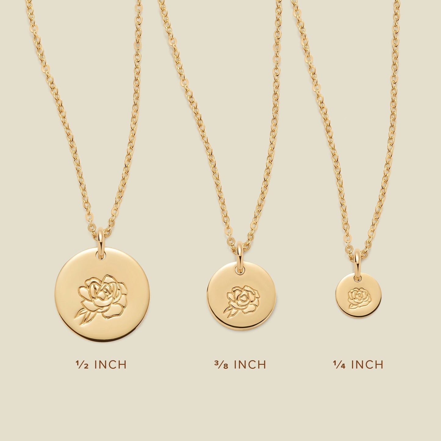 September Birth Flower Necklace