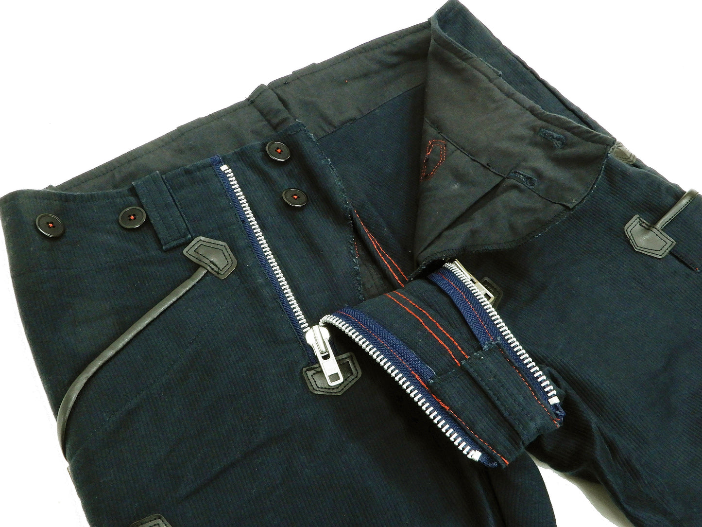 Samurai Jeans Men's Double Zipper Pants German Workwear Guild Trousers SWC505C19-DP