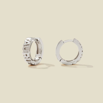 Taurus Huggie Hoop Earrings | Final Sale