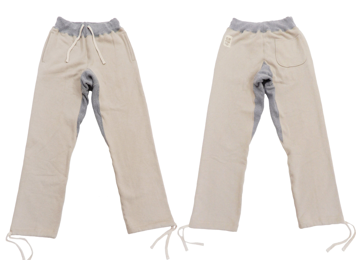 TOYS McCOY Sweatpants Men's Vintage Inspired Plain Straight-Leg Drawstring Pants TMC2380 040 Sand
