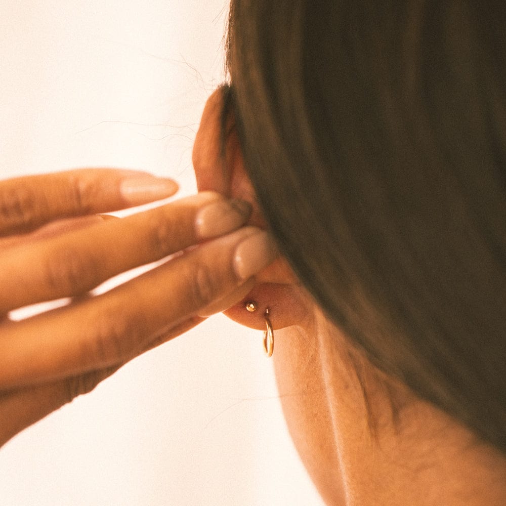 Trinity Bead Stud Earrings | Final Sale