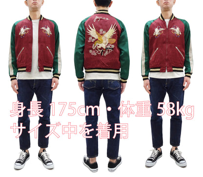 KOSHO & CO. Sukajan Jacket TT15713 Tailor Toyo Men's Japanese Souvenir Jacket Pit Viper x Eagle & Snake Embroidery TT15713-119