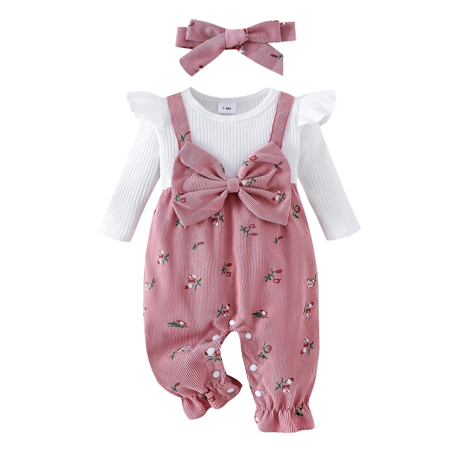 HARLOW Floral Bowtie Jumpsuit