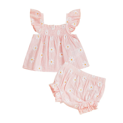 DAISY Ruffle Sleeve Outfit