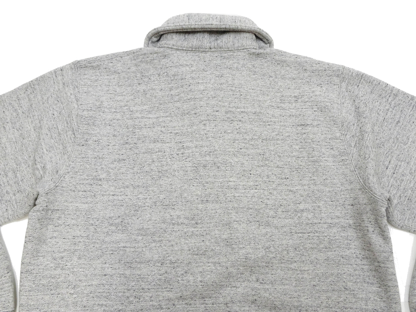 Whitesville Men's Collared Half-Zip Sweatshirt - Heavyweight Loopwheel Fleece, Made in Japan, Vintage-Inspired Athletic Wear (Toyo Enterprises WV69641 113 Heather Gray)