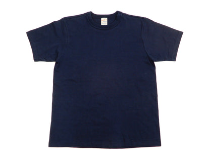 Whitesville Men's 2-Pack Plain Short-Sleeve Crew Neck T-Shirts, Tubular-Knit Cotton, Made in Japan by Toyo Enterprises (WV73544 128 Navy)