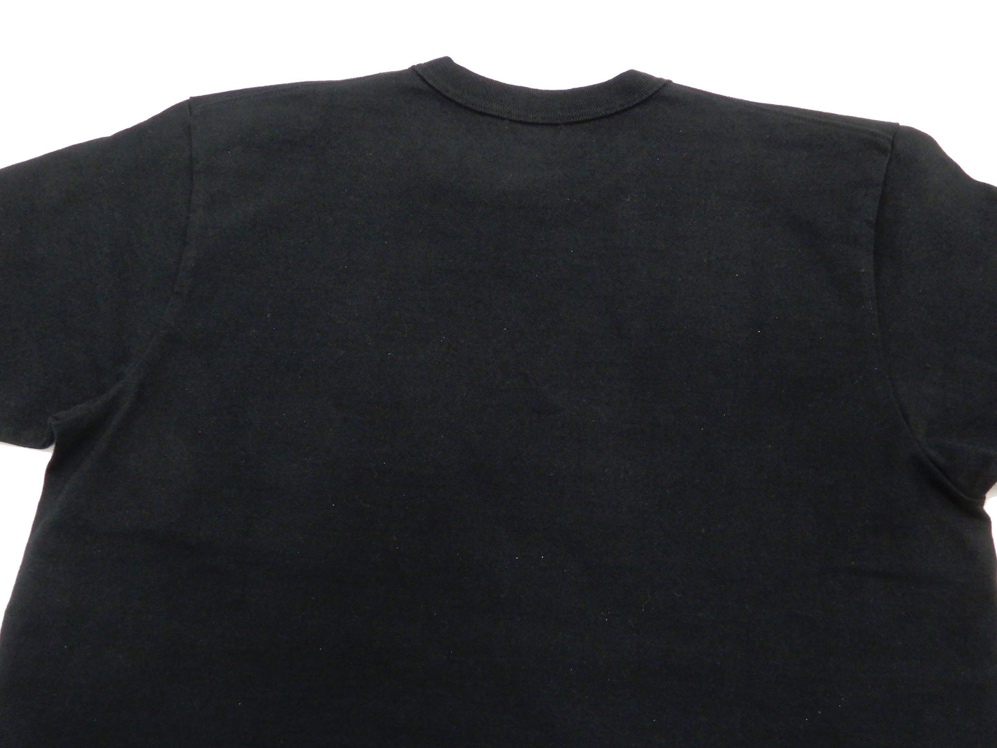 Whitesville Men's Plain Pocket T-Shirt - Short Sleeve Crewneck Loopwheel Tee (One-Wash) WV78932 by Toyo Enterprises 119 Black